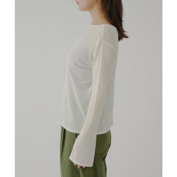 【Kastane】SOFT SHEER CREW | PAL GROUP OUTLET | 詳細画像14 