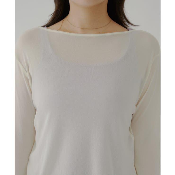 【Kastane】SOFT SHEER CREW | PAL GROUP OUTLET | 詳細画像16 
