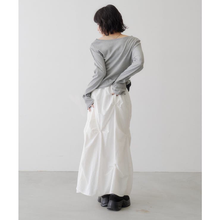 【Kastane】フラワータックロングスカート | PAL GROUP OUTLET | 詳細画像24 