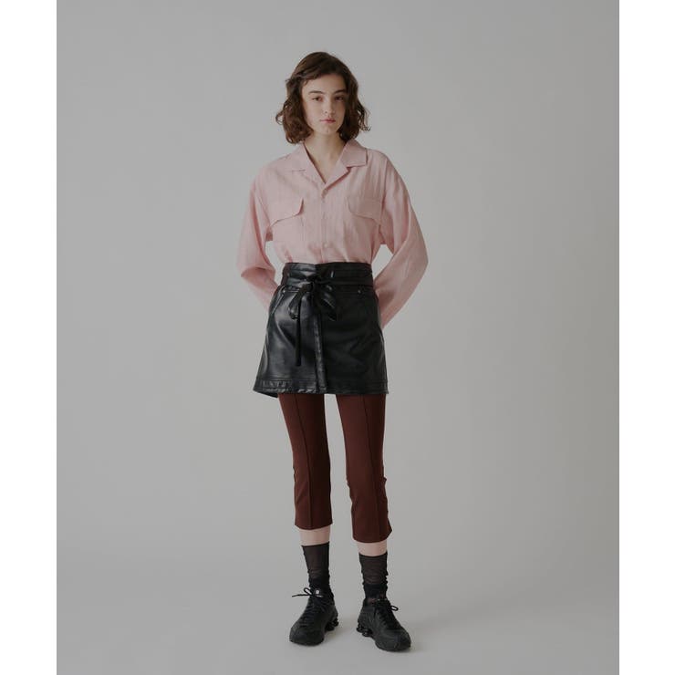 【Kastane】SHEER OPEN COLLAR SHIRT | PAL GROUP OUTLET | 詳細画像22 