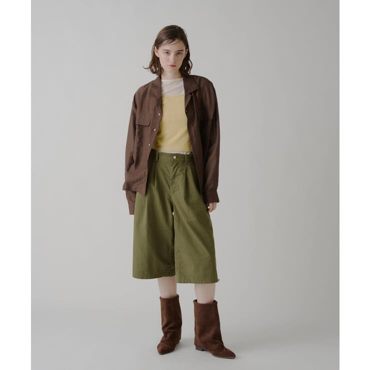 【Kastane】SHEER OPEN COLLAR SHIRT | PAL GROUP OUTLET | 詳細画像32 