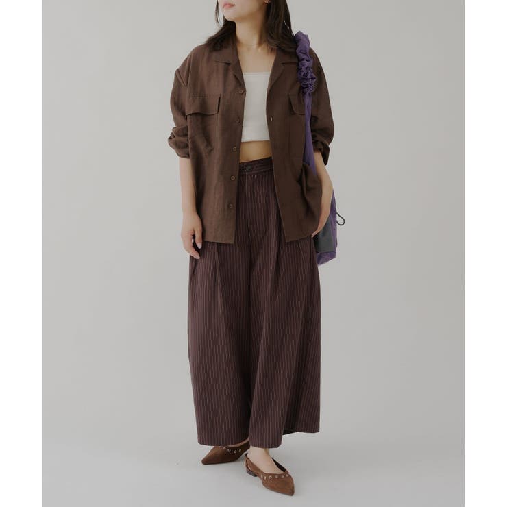 【Kastane】SHEER OPEN COLLAR SHIRT | PAL GROUP OUTLET | 詳細画像34 