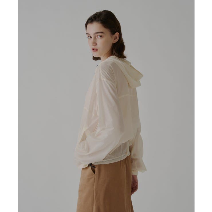 【Kastane】SHEER NYLON WIND PARKA | PAL GROUP OUTLET | 詳細画像2 