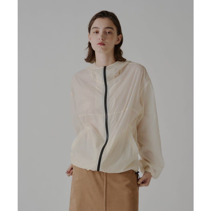【Kastane】SHEER NYLON WIND PARKA | PAL GROUP OUTLET | 詳細画像5 