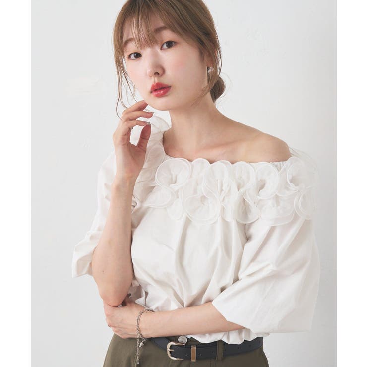 【Kastane】ローズフリルブラウス | PAL GROUP OUTLET | 詳細画像27 
