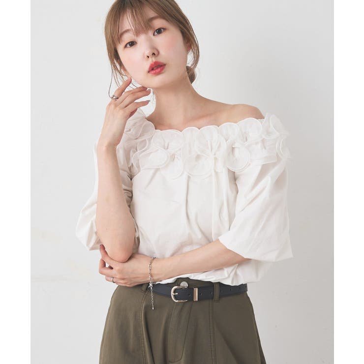 【Kastane】ローズフリルブラウス | PAL GROUP OUTLET | 詳細画像29 