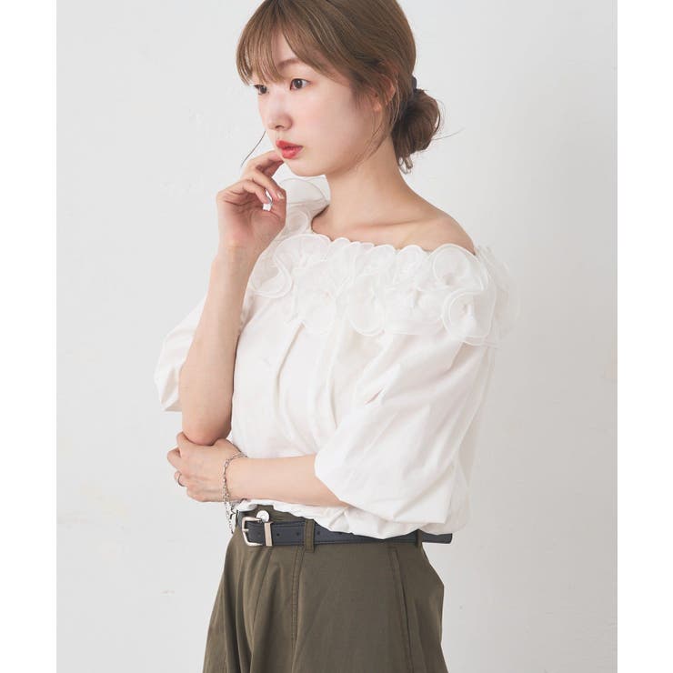 【Kastane】ローズフリルブラウス | PAL GROUP OUTLET | 詳細画像30 