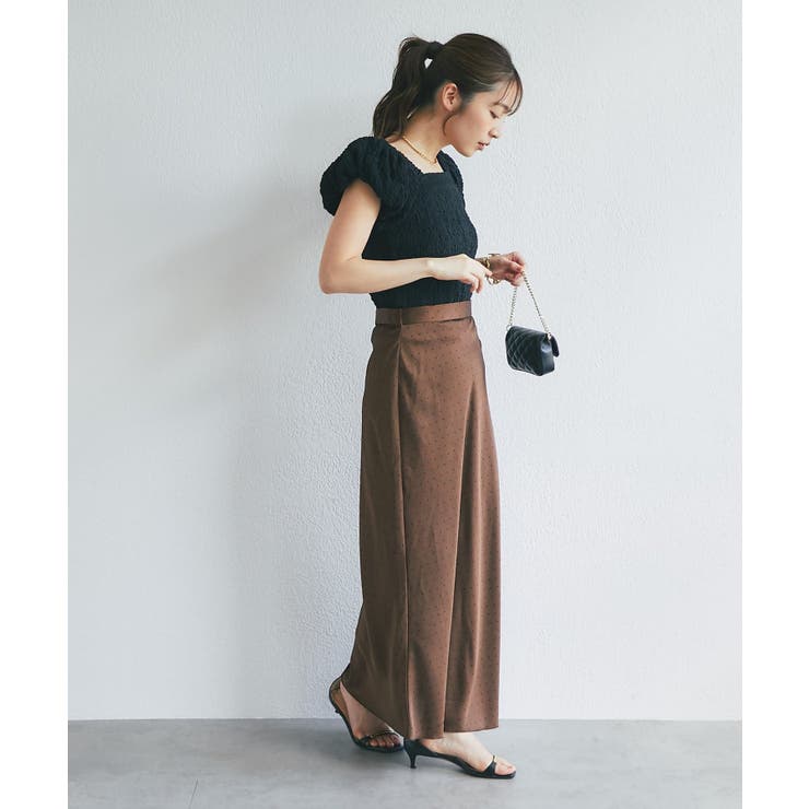 【La boutique BonBon】シャーリングパフスリーブBL | PAL GROUP OUTLET | 詳細画像42 