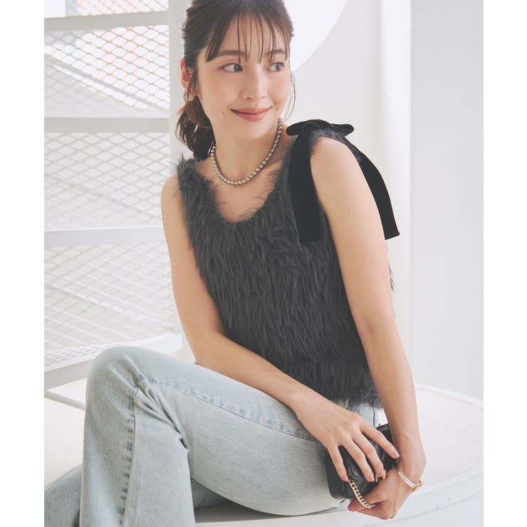 【La boutique BonBon】ロングフェザーリボンKN | PAL GROUP OUTLET | 詳細画像21 