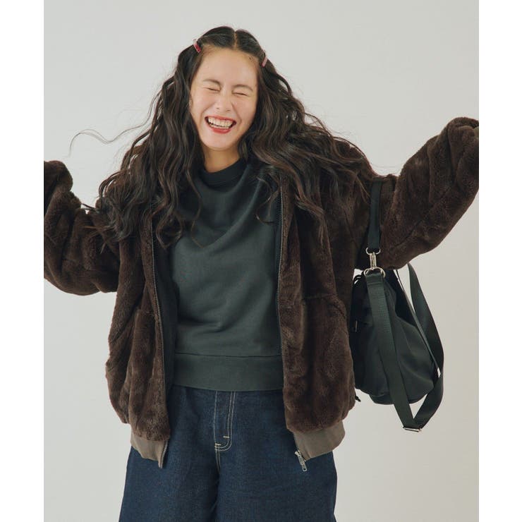 BRN | 【Kastane】FUR ACTIVE JACKET | PAL GROUP OUTLET