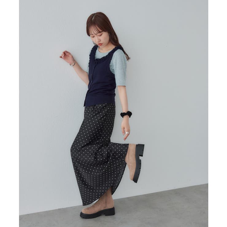 【Discoat】前開きフリルタンクトップ | PAL GROUP OUTLET | 詳細画像25 