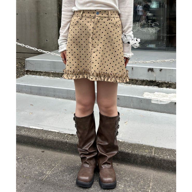【Ciaopanic】フリルヘムドットミニスカート | PAL GROUP OUTLET | 詳細画像8 