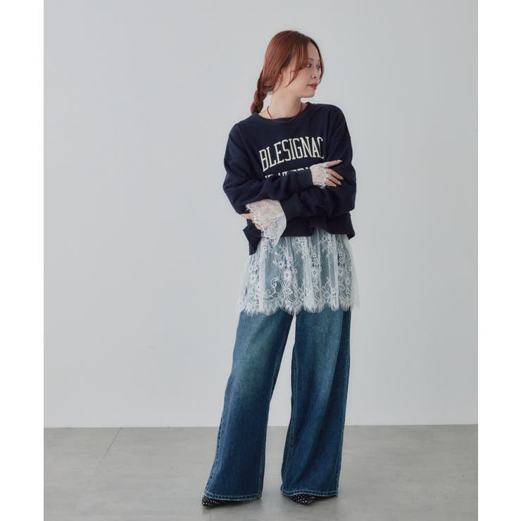 【Discoat】前後2WAYレース切替ロングスリーブ | PAL GROUP OUTLET | 詳細画像23 