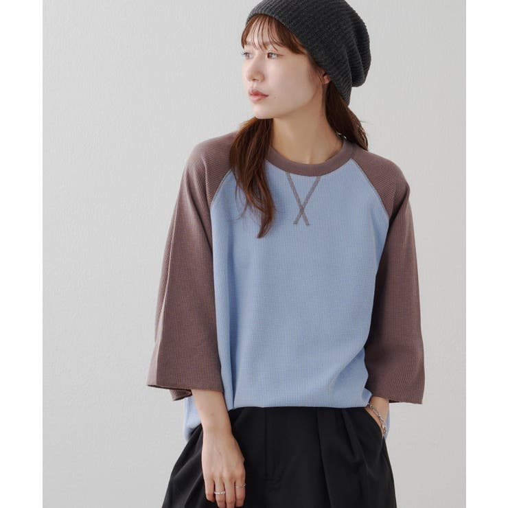 【Discoat】【Enlude】製品加工ワッフルラグラン7分袖T | PAL GROUP OUTLET | 詳細画像4 