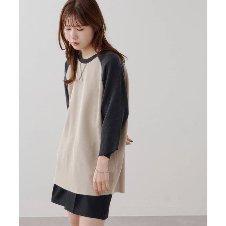 【Discoat】【Enlude】製品加工ワッフルラグラン7分袖T | PAL GROUP OUTLET | 詳細画像20 
