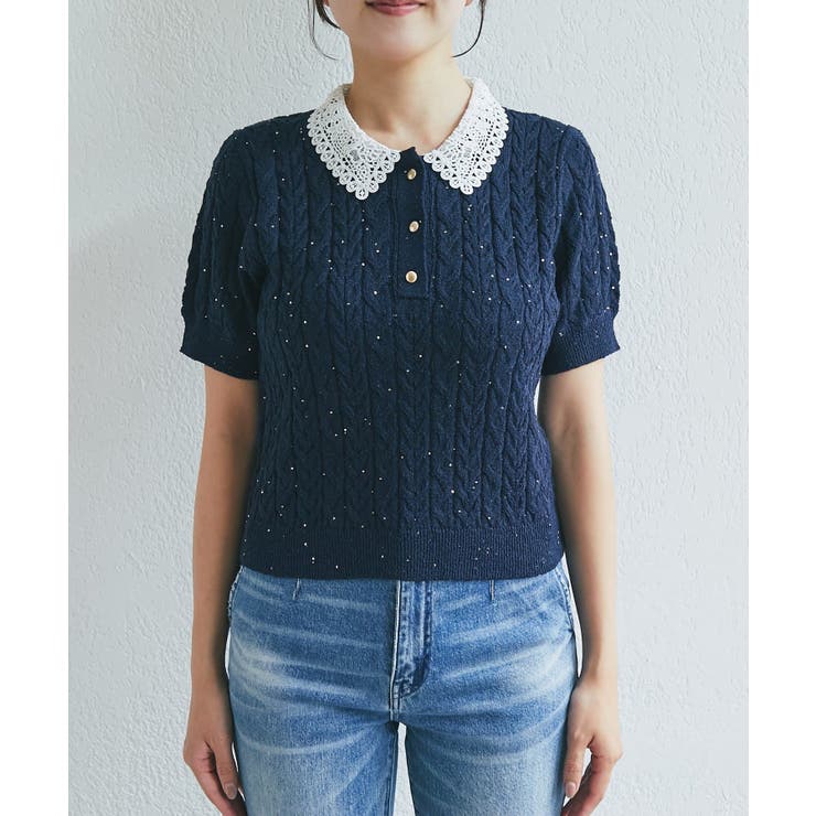 【La boutique BonBon】ブークレスパンコールケーブル半袖K… | PAL GROUP OUTLET | 詳細画像22 