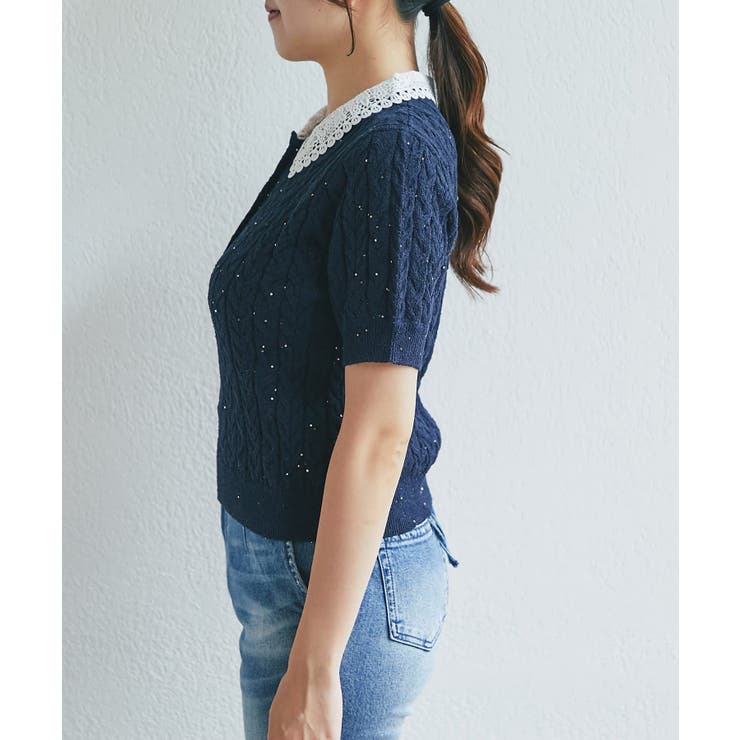 【La boutique BonBon】ブークレスパンコールケーブル半袖K… | PAL GROUP OUTLET | 詳細画像24 