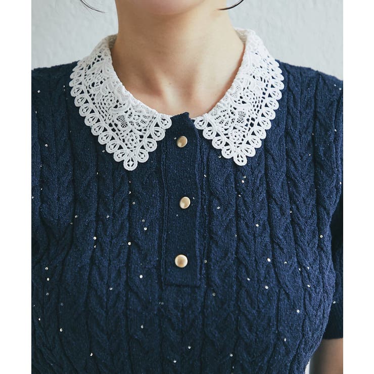 【La boutique BonBon】ブークレスパンコールケーブル半袖K… | PAL GROUP OUTLET | 詳細画像25 