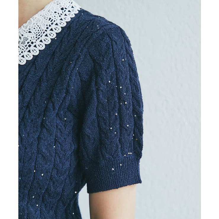 【La boutique BonBon】ブークレスパンコールケーブル半袖K… | PAL GROUP OUTLET | 詳細画像27 