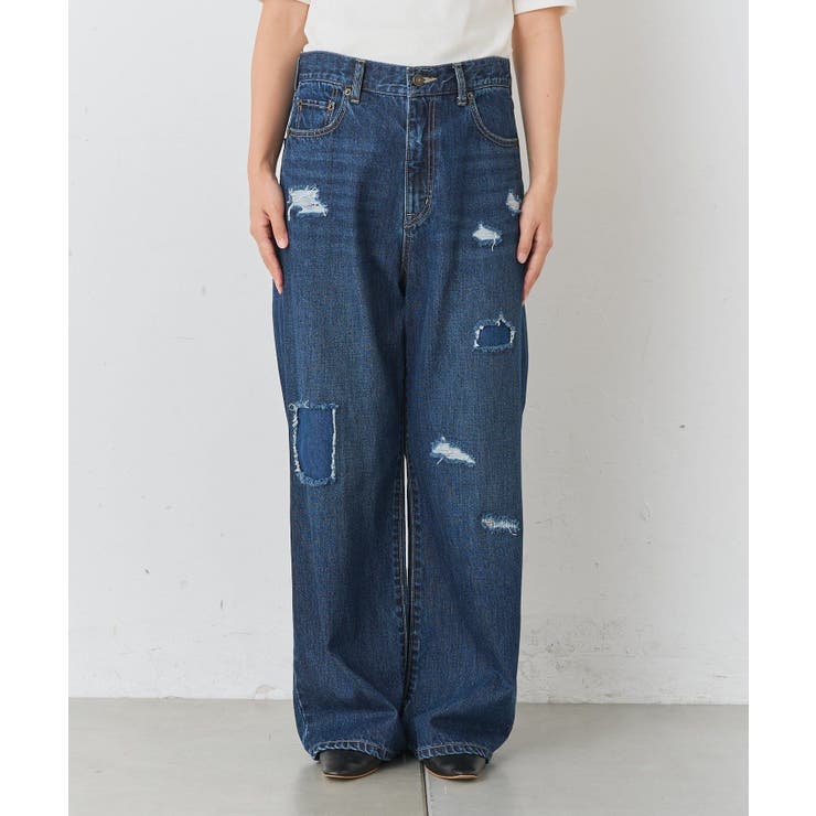 【RIVE DROITE】A・MONN/patchworkデニムパンツ | PAL GROUP OUTLET | 詳細画像21 