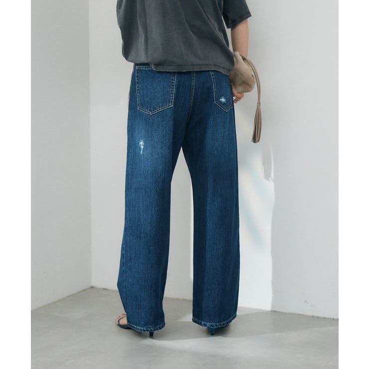 【RIVE DROITE】A・MONN/patchworkデニムパンツ | PAL GROUP OUTLET | 詳細画像7 