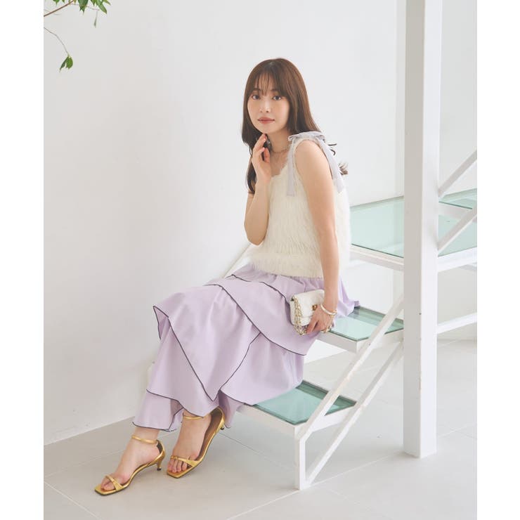 【La boutique BonBon】バイカラーメローイレヘムティアードS… | PAL GROUP OUTLET | 詳細画像7 