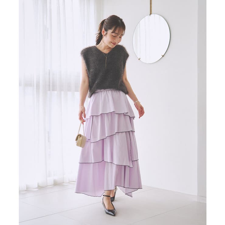 【La boutique BonBon】バイカラーメローイレヘムティアードS… | PAL GROUP OUTLET | 詳細画像8 