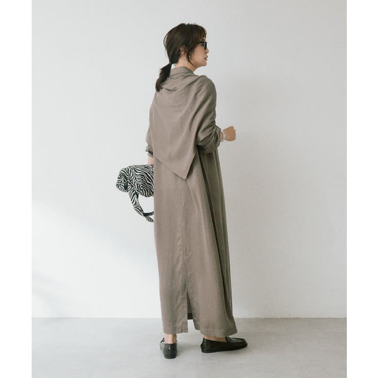 【RIVE DROITE】ストール付ロングシャツOP | PAL GROUP OUTLET | 詳細画像27 