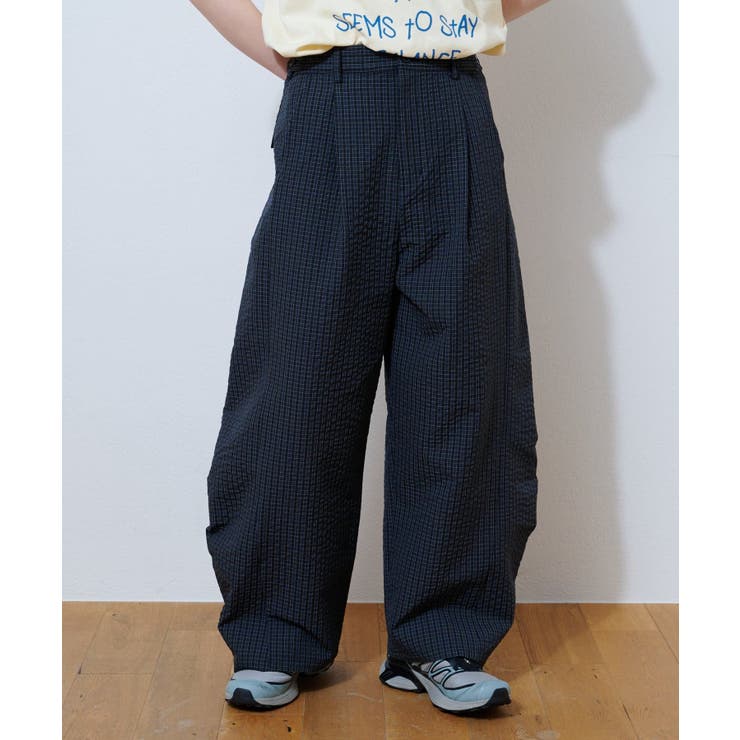 【CIAOPANIC TYPY】【UNISEX】チェックカーブスラックス | PAL GROUP OUTLET | 詳細画像3 