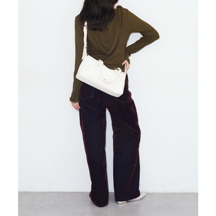 【Ciaopanic】【GRAIN】ヴィンデージ配色横長２WAYバッグ | PAL GROUP OUTLET | 詳細画像9 