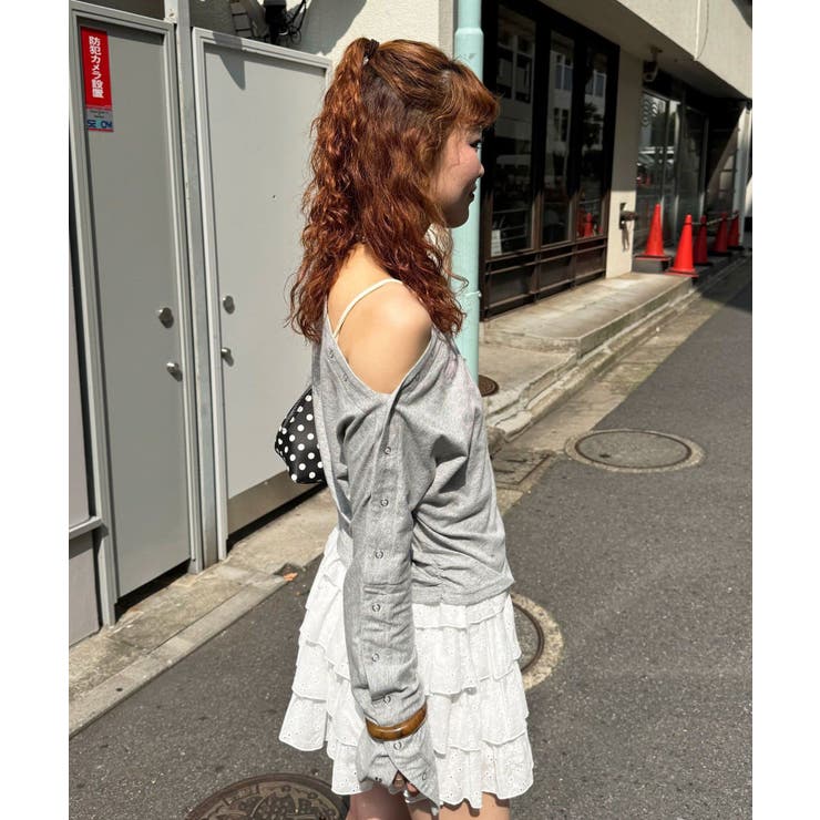 【Ciaopanic】リングドットボタンワンショルロンTee | PAL GROUP OUTLET | 詳細画像30 