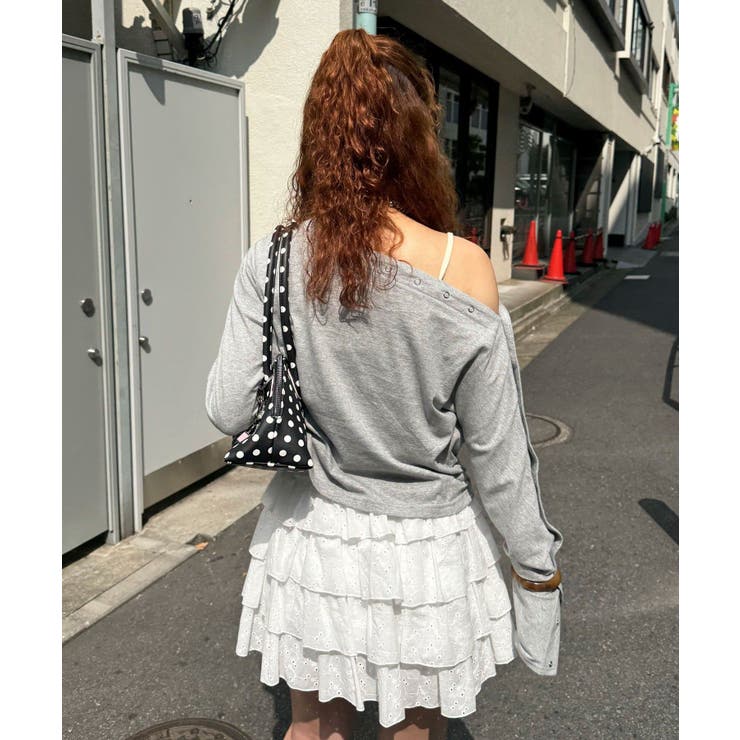【Ciaopanic】リングドットボタンワンショルロンTee | PAL GROUP OUTLET | 詳細画像31 