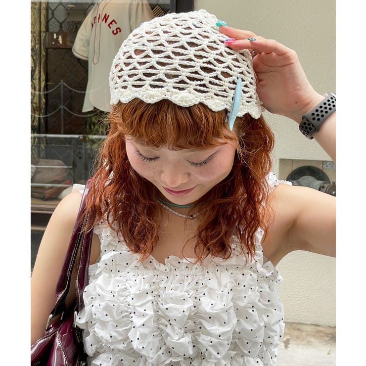 IVORY | 【Ciaopanic】スパンコールニットビーニー | PAL GROUP OUTLET