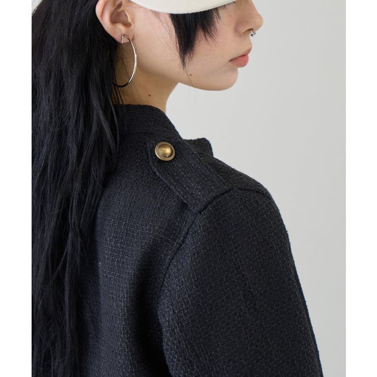 【WHO'S WHO gallery】ツィードナポレオンジャケット | PAL GROUP OUTLET | 詳細画像7 
