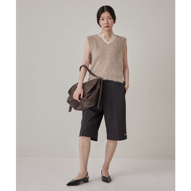 【Omekashi】レースドッキングニットベスト | PAL GROUP OUTLET | 詳細画像15 