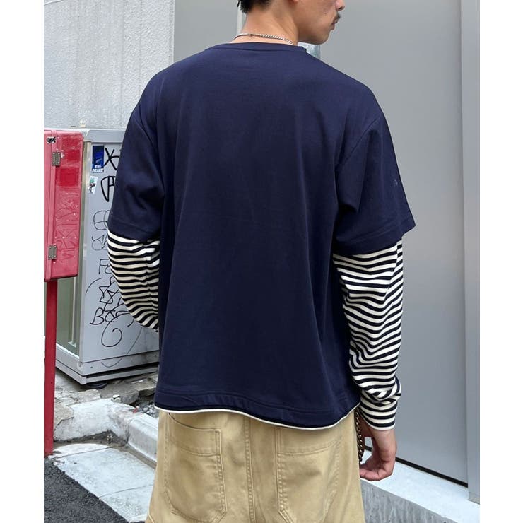 【Ciaopanic】ボーダーレイヤードロンTEE | PAL GROUP OUTLET | 詳細画像3 