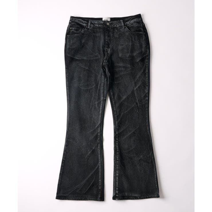 【WHO'S WHO gallery】ストレッチ転写加工フレアパンツ | PAL GROUP OUTLET | 詳細画像13 