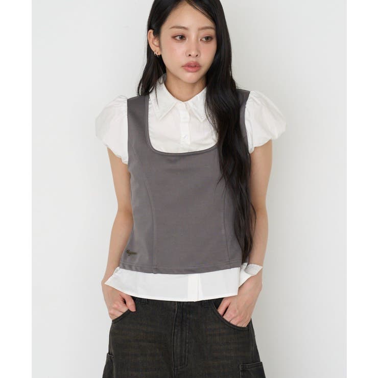 【RAY CASSIN】パフスリーブタンクレイヤード | PAL GROUP OUTLET | 詳細画像27 