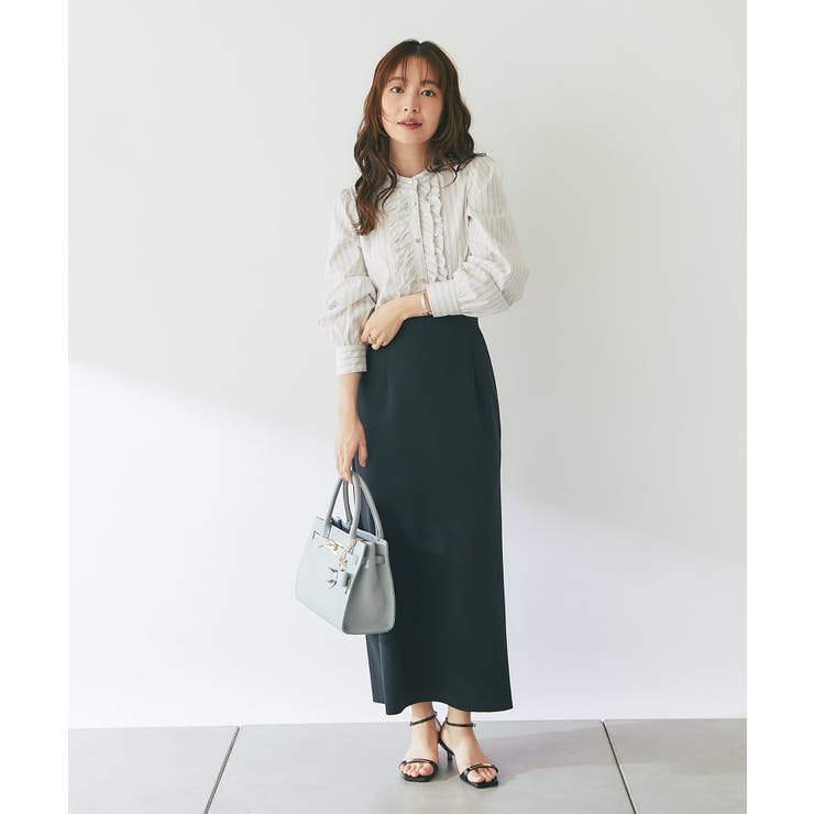 【La boutique BonBon】ストライプフロントフリルBL | PAL GROUP OUTLET | 詳細画像5 