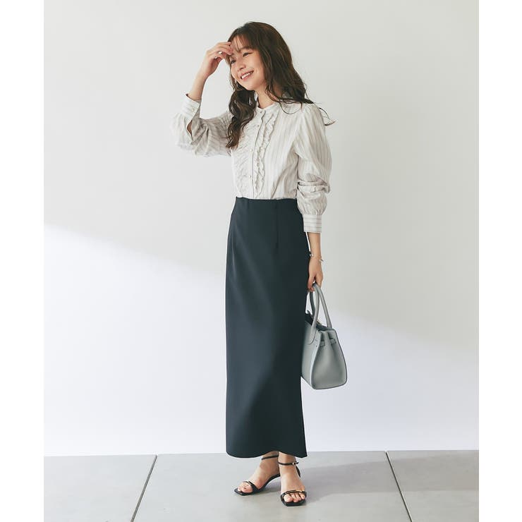 【La boutique BonBon】ストライプフロントフリルBL | PAL GROUP OUTLET | 詳細画像6 