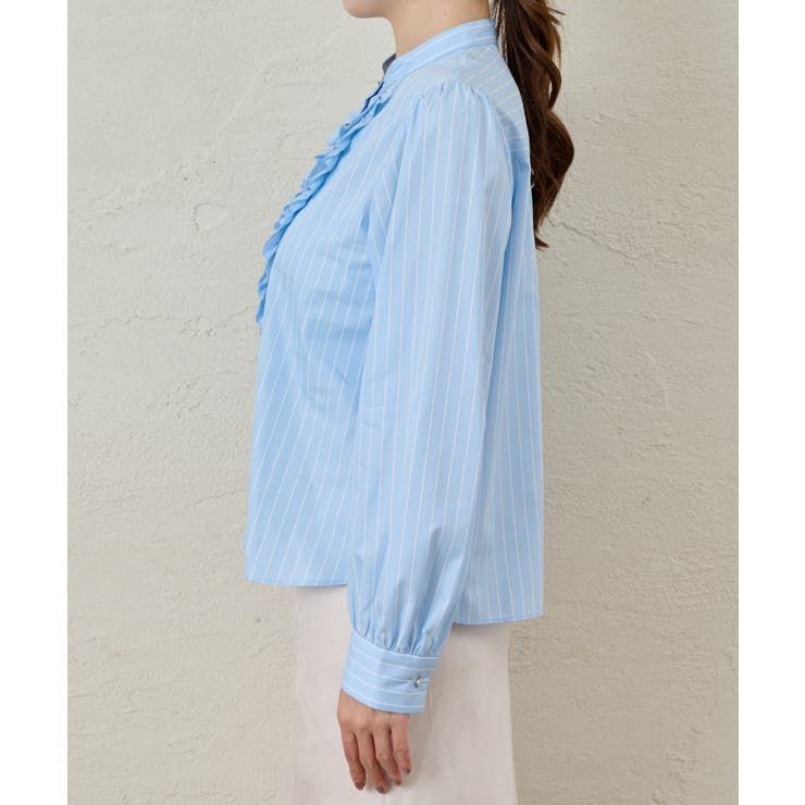 【La boutique BonBon】ストライプフロントフリルBL | PAL GROUP OUTLET | 詳細画像18 