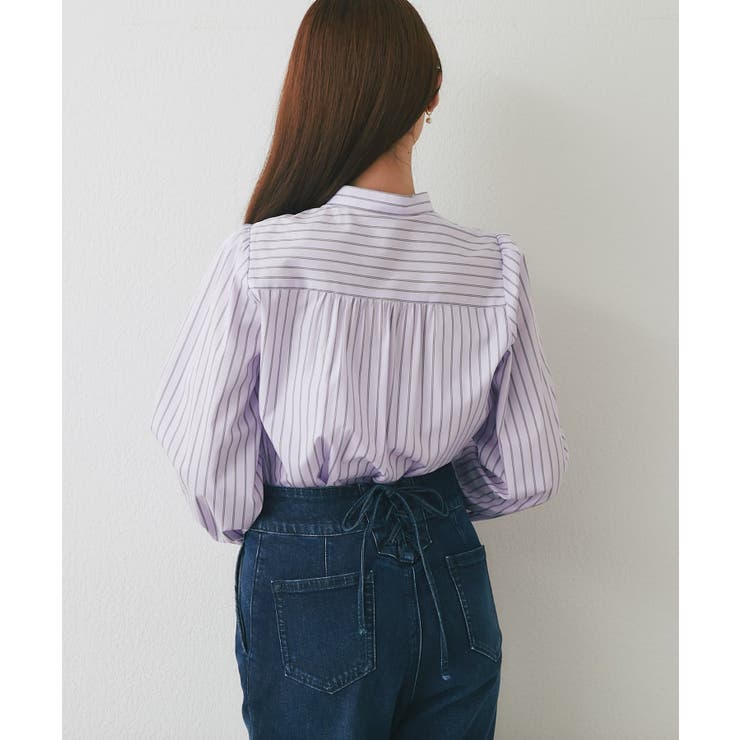 【La boutique BonBon】ストライプフロントフリルBL | PAL GROUP OUTLET | 詳細画像29 