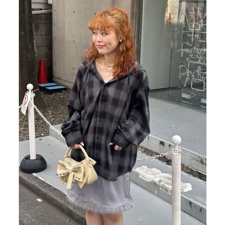 【Ciaopanic】【戦略】26AWチェックシャツフーディー | PAL GROUP OUTLET | 詳細画像11 
