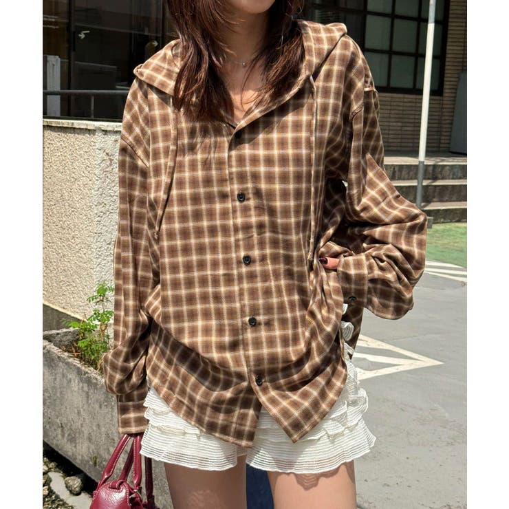 【Ciaopanic】【戦略】26AWチェックシャツフーディー | PAL GROUP OUTLET | 詳細画像19 