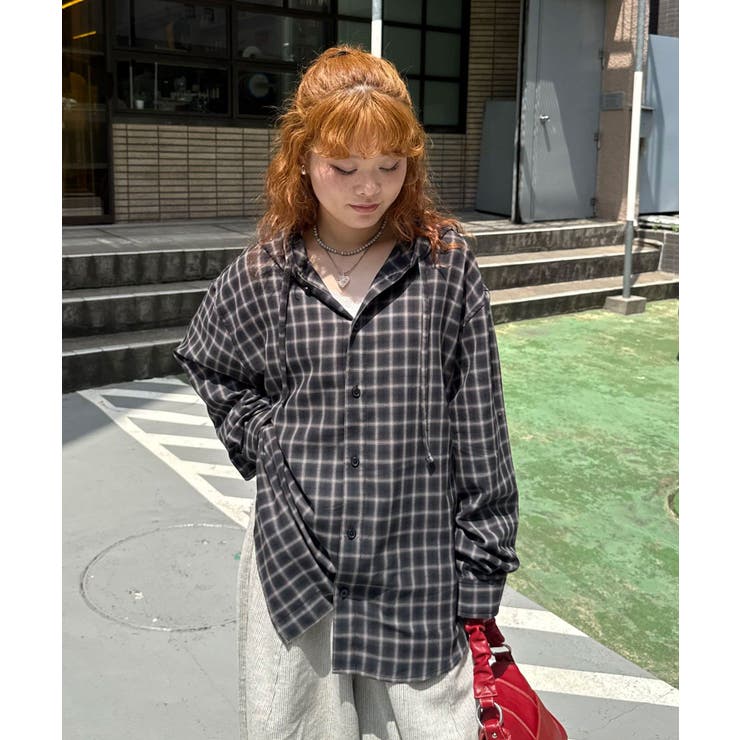 【Ciaopanic】【戦略】26AWチェックシャツフーディー | PAL GROUP OUTLET | 詳細画像28 