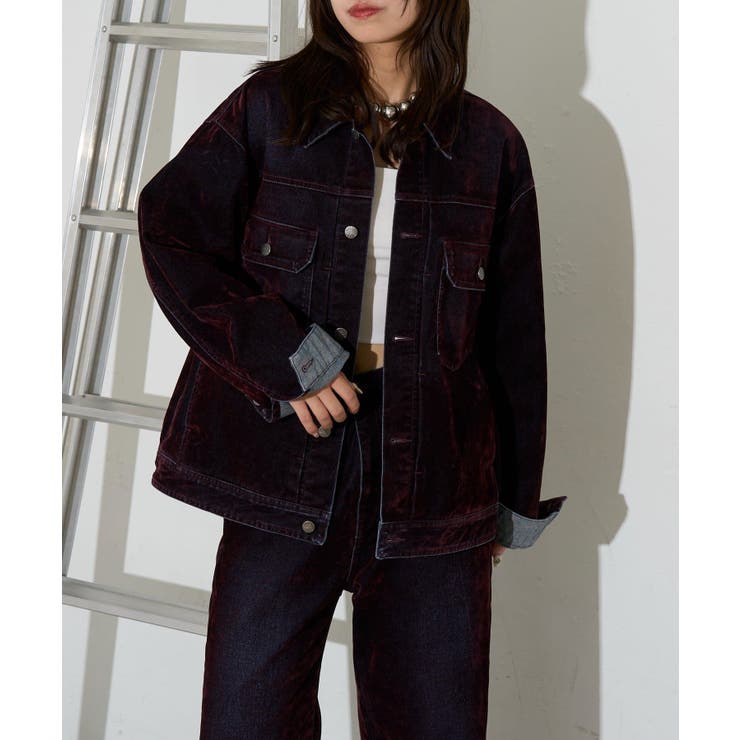 【Ciaopanic】【Anti Warp】フロッキー加工トラッカージャケット | PAL GROUP OUTLET | 詳細画像9 