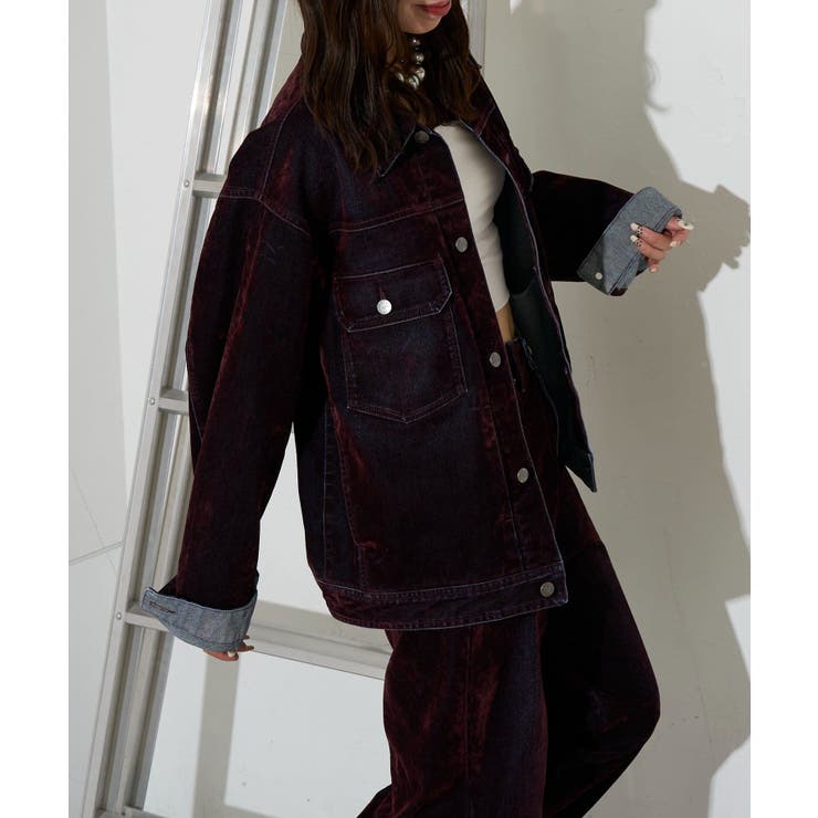 【Ciaopanic】【Anti Warp】フロッキー加工トラッカージャケット | PAL GROUP OUTLET | 詳細画像11 
