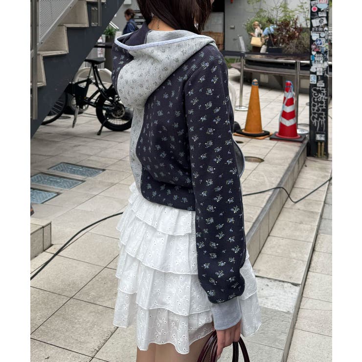 【Ciaopanic】パッチワークフラワージップパーカー | PAL GROUP OUTLET | 詳細画像12 