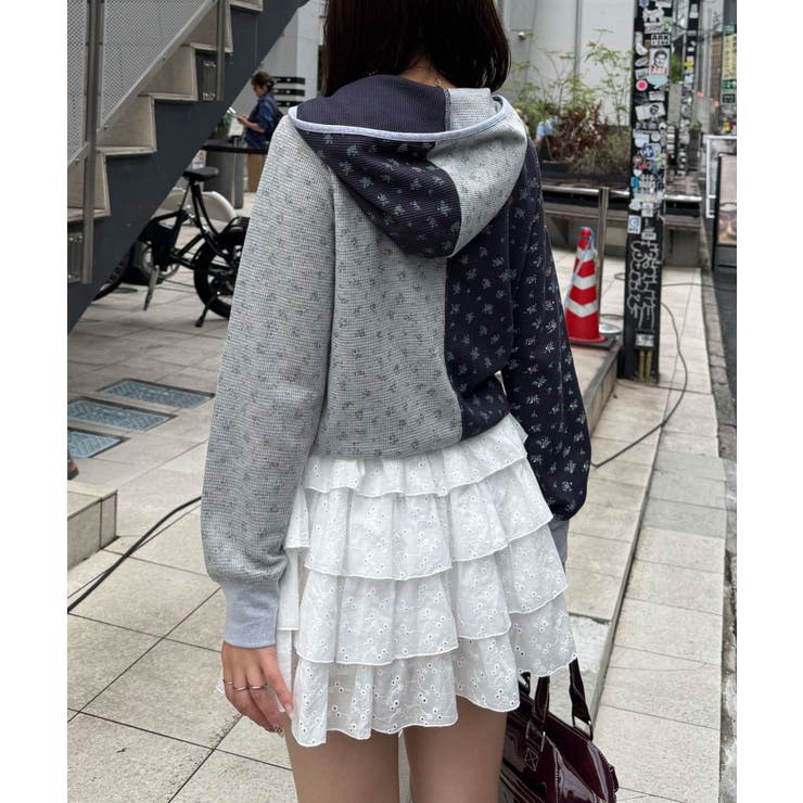 【Ciaopanic】パッチワークフラワージップパーカー | PAL GROUP OUTLET | 詳細画像13 