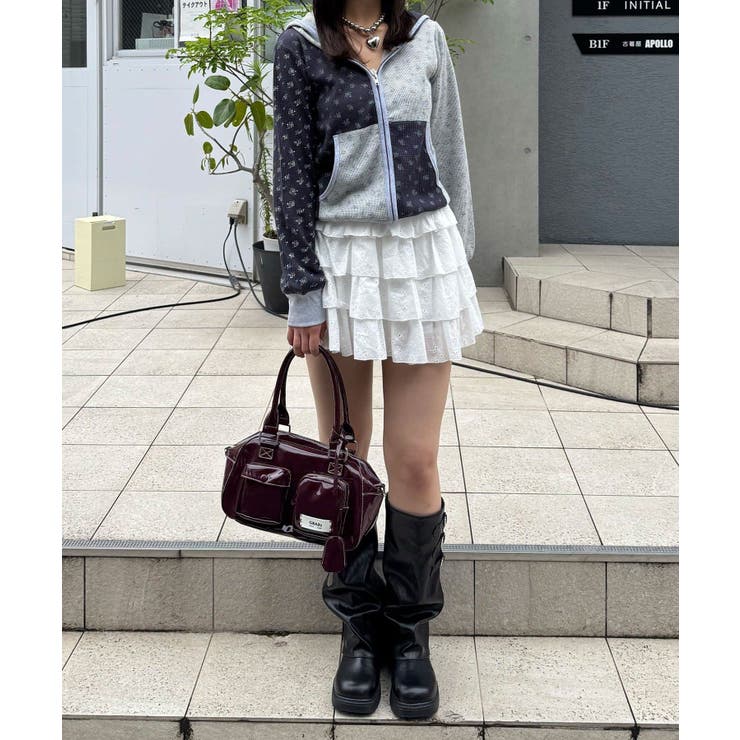 【Ciaopanic】パッチワークフラワージップパーカー | PAL GROUP OUTLET | 詳細画像15 